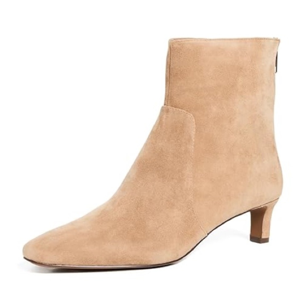Madewell Dimes Kitten Heel boot in suede